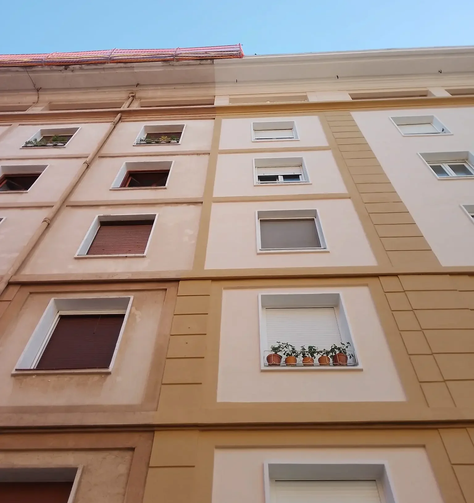 Rehabilitación de fachada en Plaza Levante, Bilbao