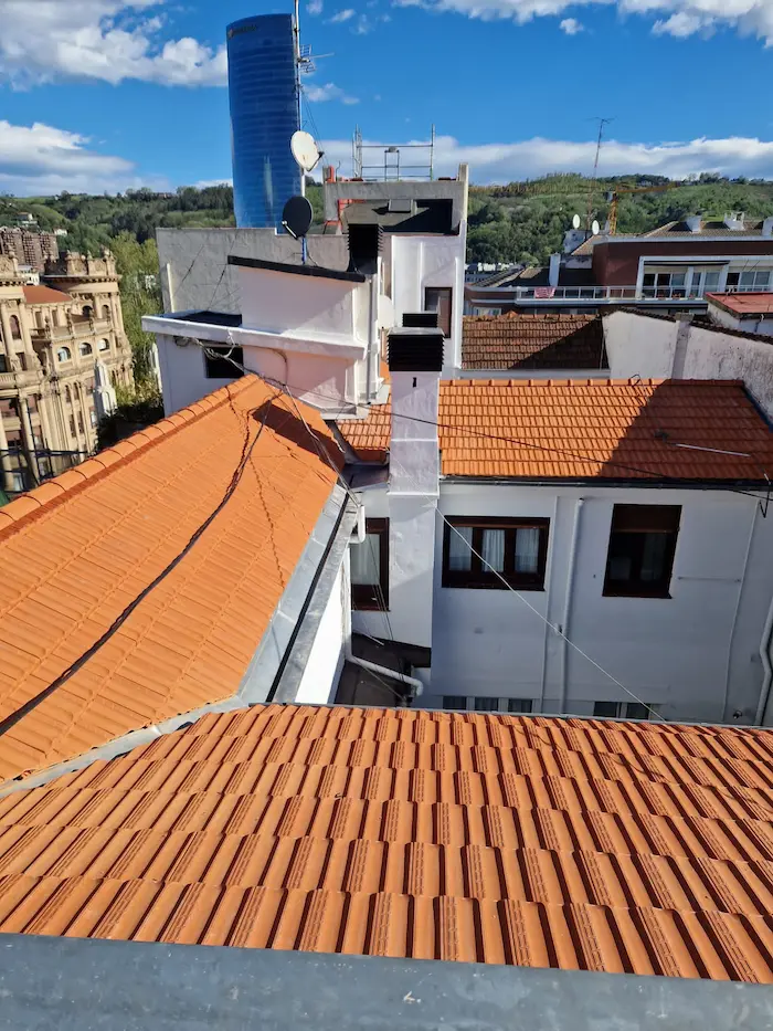 Reforma de tejado en Gregorio de la Revilla 1, Bilbao