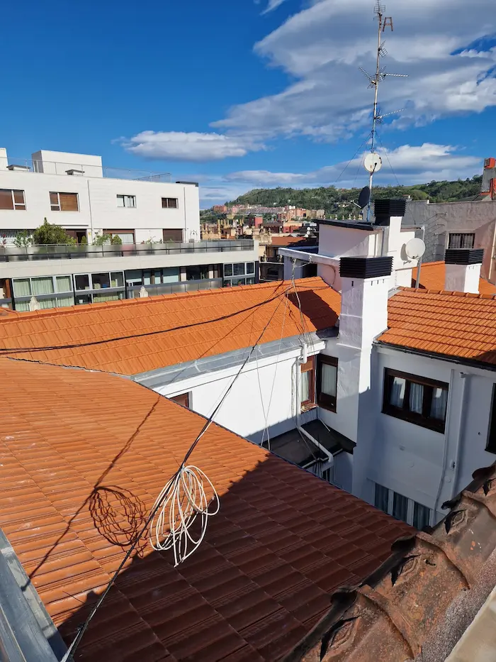 Reforma de tejado en Gregorio de la Revilla 1, Bilbao