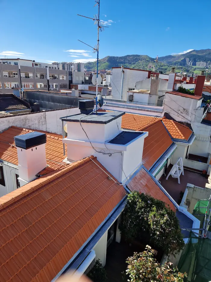 Reforma de tejado en Gregorio de la Revilla 1, Bilbao