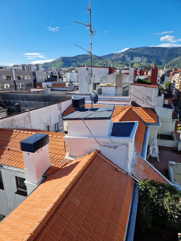 Reforma de tejado en Gregorio de la Revilla 1, Bilbao