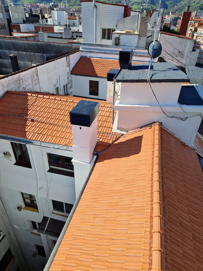 Reforma de tejado en Gregorio de la Revilla 1, Bilbao