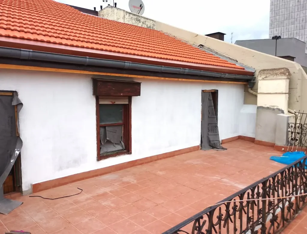 Reforma de tejado en Hurtado de Amezaga 8, Bilbao