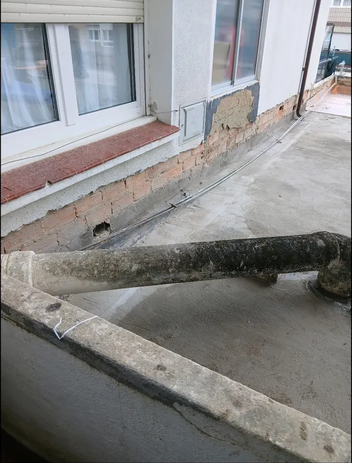 Impermeabilización de terraza en Armintzakalde 11, Armintza