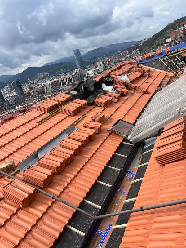 Reforma de tejado en Travesía Uribarri 1, Bilbao