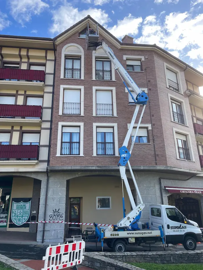 Trabajos verticales en Bizkaia