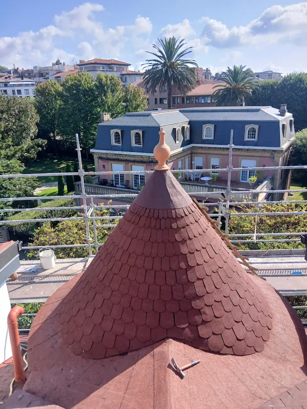 Reforma tejado y fachada en Getxo