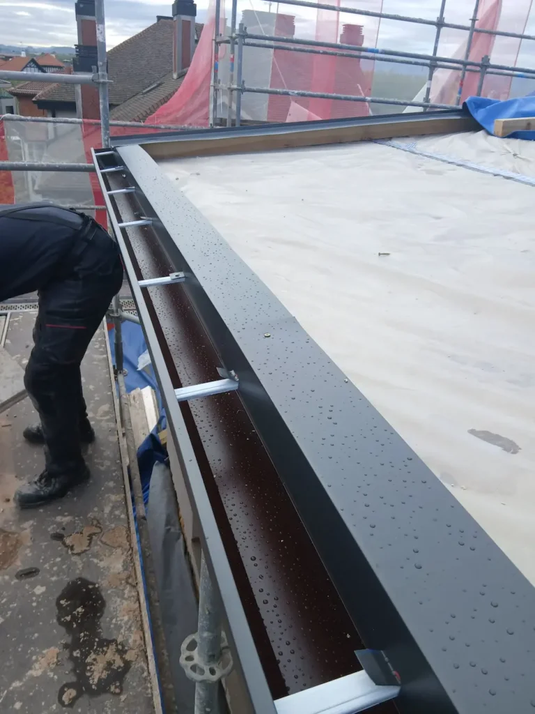 Reforma tejado y fachada en Getxo