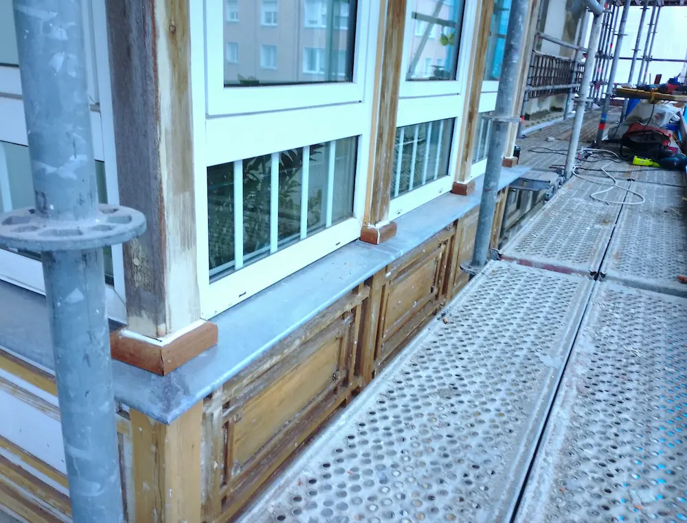 Rehabilitación de fachada en Alameda San Mamés