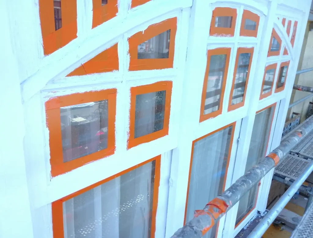 Rehabilitación de fachada en Alameda San Mamés