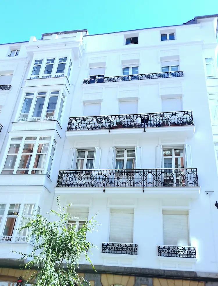 Rehabilitación de fachada en Alameda San Mamés