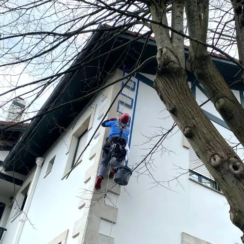 Trabajos verticales de pintura